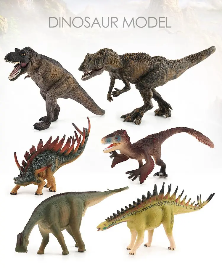 

Jurassic World Dinosaur Model Utahraptor ceratosaurus Kentrosaurus Nigersaurus Tyrannosaurus Miragalon Toy For Kids Birthday Gi