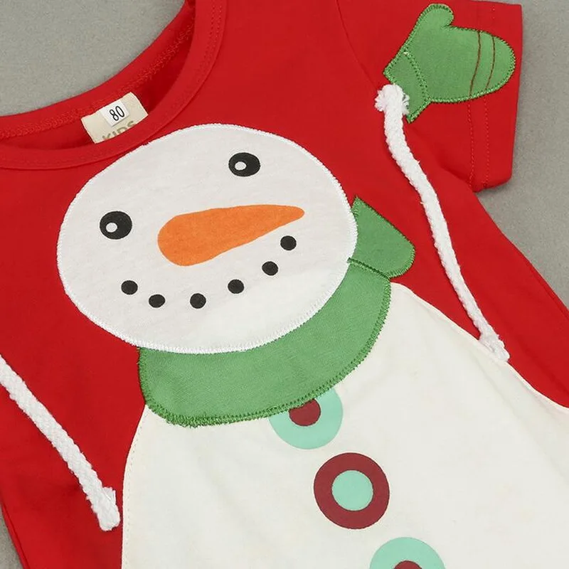 Рождественские костюмы для маленьких мальчиков и девочек; Новинка; комбинезон с шапочкой для малышей; хлопковая одежда; маскарадный костюм для новорожденных; одежда для детей