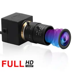 1080 P H.264 низкой освещенности промышленных sony IMX322 варифокальный мини камера Веб-камера USB Android, Linux, Windows для роботизированная машина видения