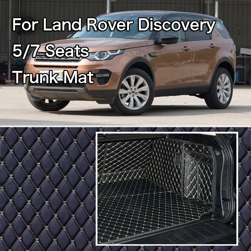 

Brand New High Quality Black PU Leather Rear Trunk Cargo Liner Protector Mat Seat Back Cover For Land Rover Discovery 5/7 Seats