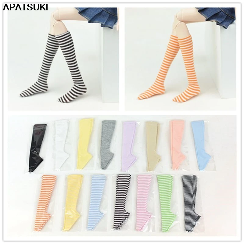 

High Elastic Colorful Socks For 16" Sharon Doll Stockings Outfit Zebra Sock Doll Accessories For 1/4 Xinyi BJD SD Doll Kids Toy