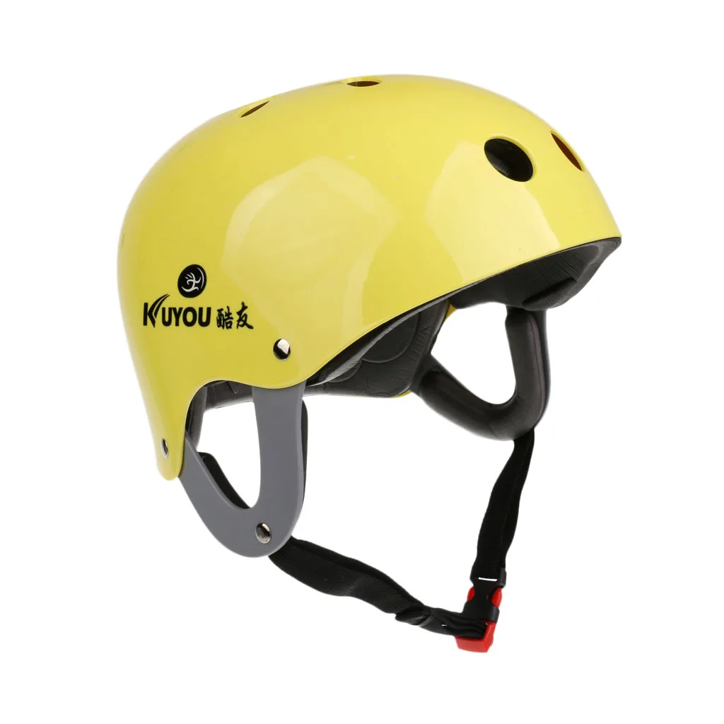 Durable Marine Pro Safety Helmet for Water Sports Kite Wake Board Canoeing Kayaking Rafting Fishing Head Circumference 57-62cm