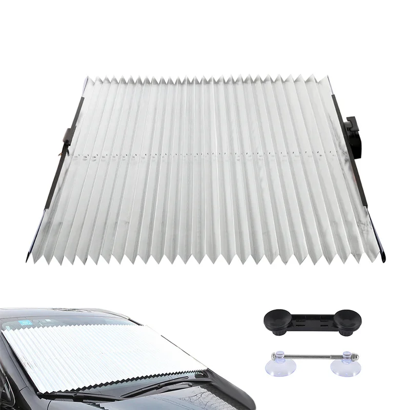 46 Cm Long Folding Front Windscreen Shade for Car SUV Truck Retractable