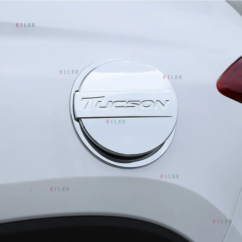 

Car ABS Chromed Fuel Tank Cover Gas/Oil Tank Cap Cover Trim for Hyundai TUCSON 2016