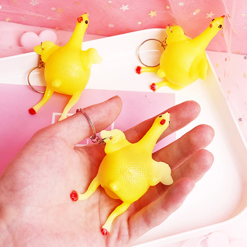 Сжимаемые игрушки анималы Kawaii Jumbo антистресс сжимаемые Игрушки Куриные яйца