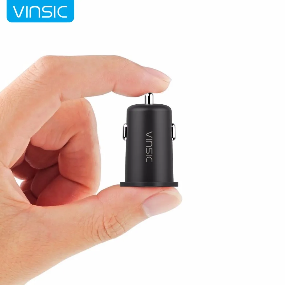 Vinsic شاحن سيارة 5 فولت 3A سريعة تهمة 3.0 سيارة-شاحن سريع USB ميناء الهاتف المحمول شاحن سامسونج Xiaomi هواوي فون LG Vinsic شاحن سيارة 5 فولت 3A سريعة تهمة 3.0 سيارة-شاحن سريع USB ميناء الهاتف المحمول شاحن سامسونج Xiaomi هواوي فون LG