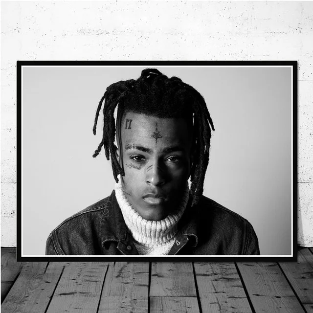 Настенная работа HD Печать модульная Картина на холсте картины XXXtentacion Rapper скандинавские современные Плакаты для гостиной украшения дома - Цвет: BO LXR1756-08