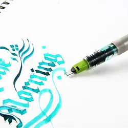 Подводная ручка английская каллиграфия комиксы градиентная кисть чернила параллельный дизайн ручка набор 1,5 мм 2,4 мм 3,8 мм 6 мм с бонусными