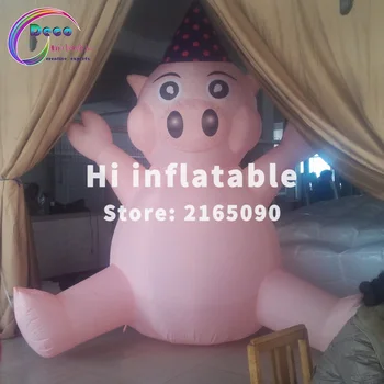 

3m high pink inflatable pig animal cartoon animal