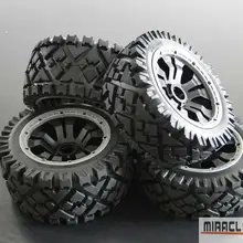 Вездеходные Внедорожные колеса в сборе с глубокими протекторами для 1:5 HPI KM ROVAN 5B