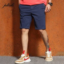 Новое поступление в западном стиле Простые Модные уличные однотонные мужские шорты уличные повседневные тонкие мужские прямые короткие брюки обтягивающие