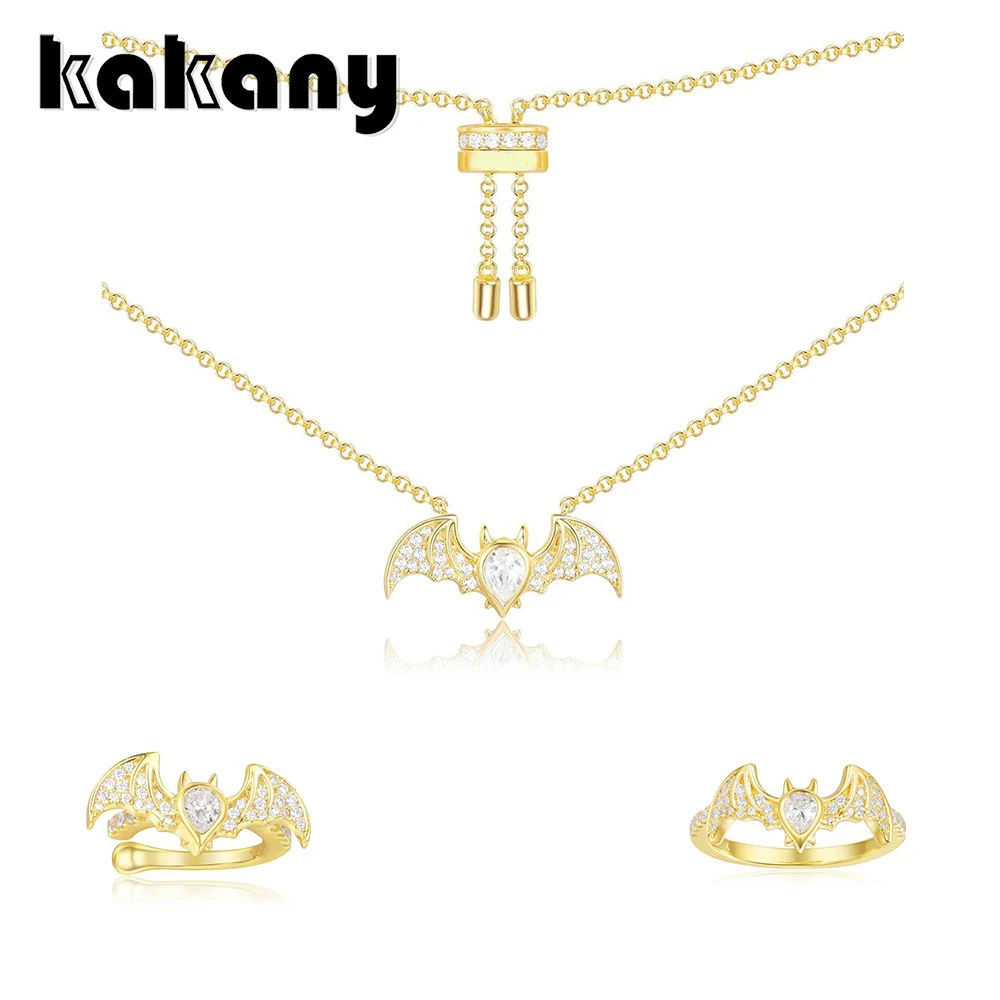 

Kakany High Quality 1:1 925 Sterling Silver Bat Series Jewelry European And American Fashion Women's Fashion Jewelry
