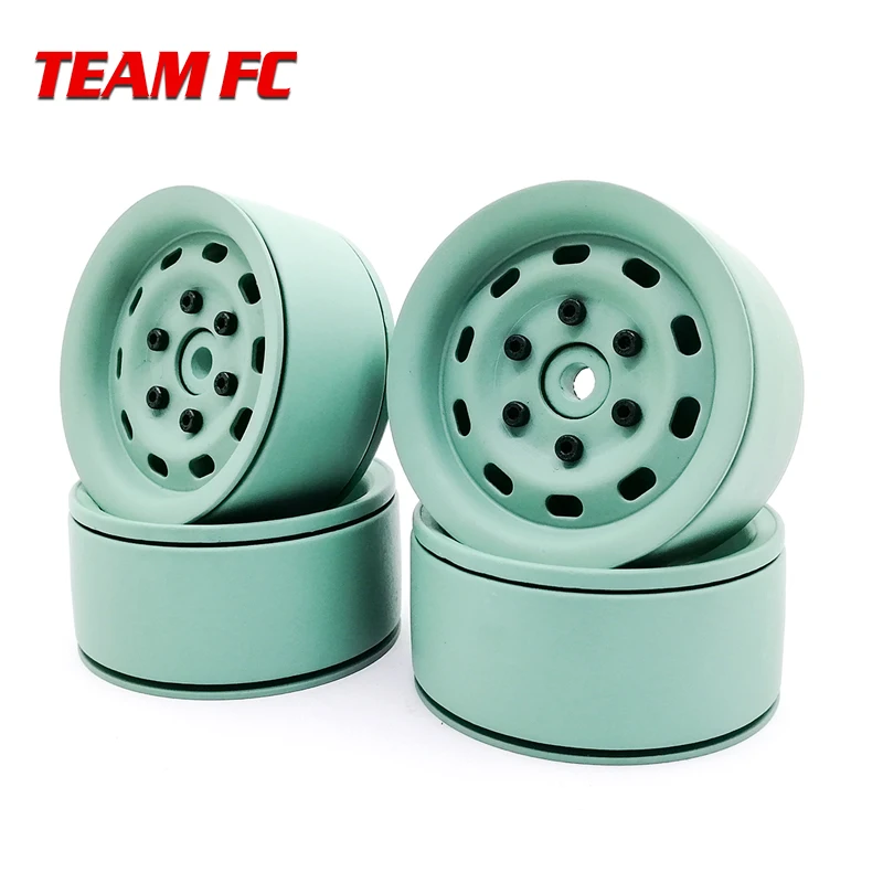 

4pcs ALLOY ROCK CRAWLER BEADLOCK WHEEL RIM 1.9" FOR AXIAL RACING SCX10 TRX-4 TF2 JEEP RC CAR S284