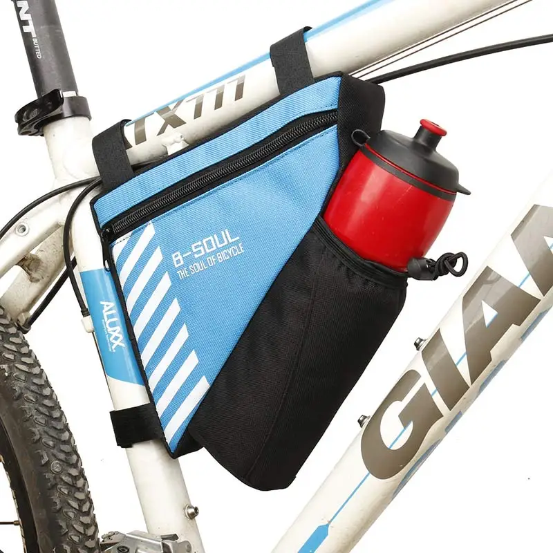 Акула Тигр велосипедная Сумка водонепроницаемая треугольная сумка горная сумка для велосипеда сумка на велосипедную раму Открытый велосипед Передняя Труба Рама Сумка