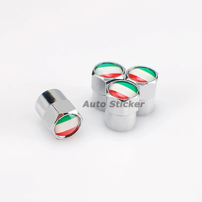 Italy Italia Flag Flag Car Tire Valve Cap-2