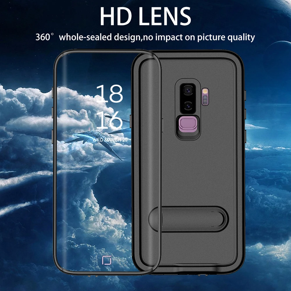 Waterproof Case For Samsung Galaxy S8 S9 Note 9 Armor Shockproof 360 Full Back Cover Front Case For Samsung S8 S9 Plus Coque     (1)