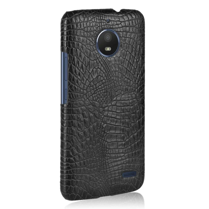 Чехол бампер из крокодиловой кожи для Motorola MOTO E4 XT1760 XT1762 XT1763 задняя крышка XT1767 XT1768