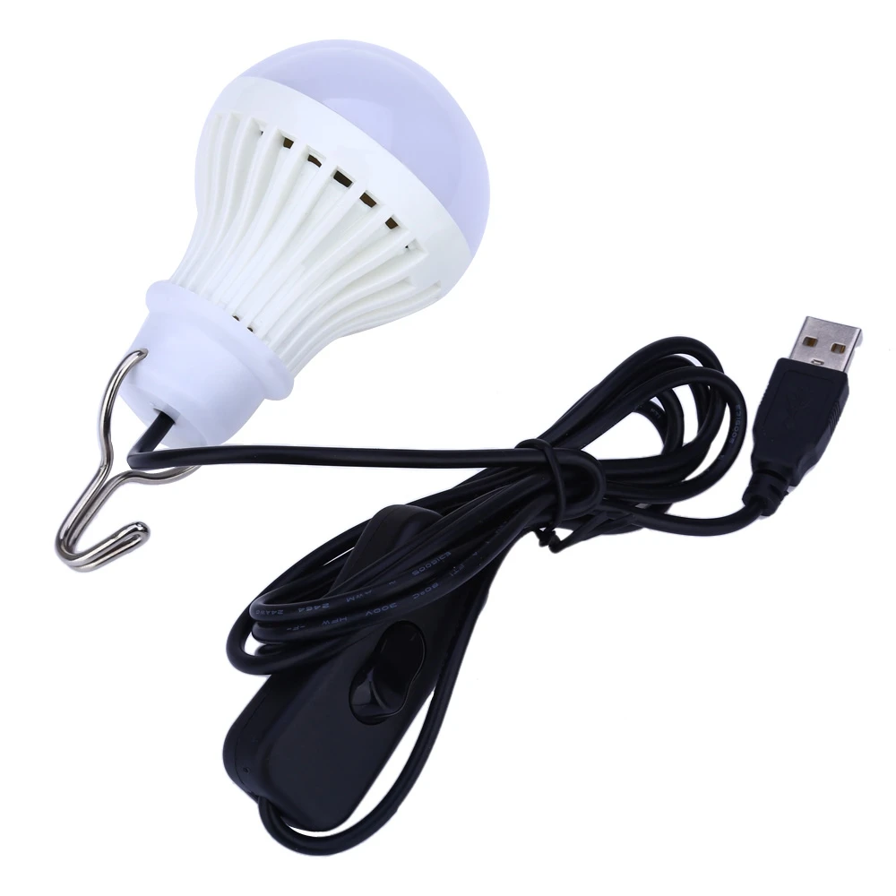 

Healthy Souse LED Lamp Night Light USB Powered E27 5W LED Bulb 5730SMD Low Power Consumption For Camping