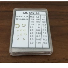 Запчасти для часов, набор зажимов для кнопок, 90 штук