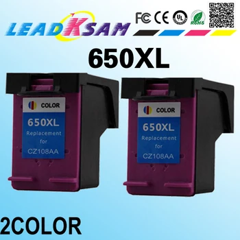 

2pcs 650XL compatible for hp650 Ink Cartridges Deskjet 1015 1515 2515 2545 2645 3515 4645 replace For 650 Ink Cartridges