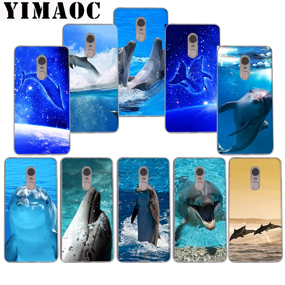 

YIMAOC 96z charming Dolphin Soft Case for Xiaomi Mi a1 a2 f1 6 8 lite se mix 2s Redmi 5 6 6a S2 Plus 5A Note 5 6 Pro 4 X