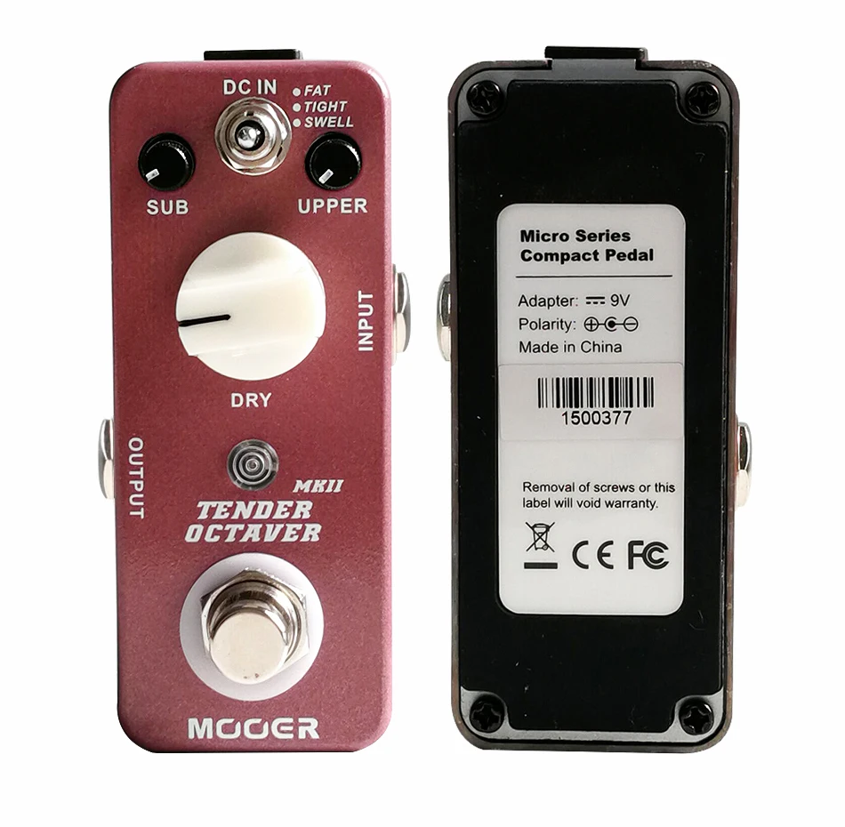 

Mooer Tender Octaver MK II True Analog Dry Through Signal Guitar Effects Pedal with 3 Brand New Algorithms Guitar Accessories