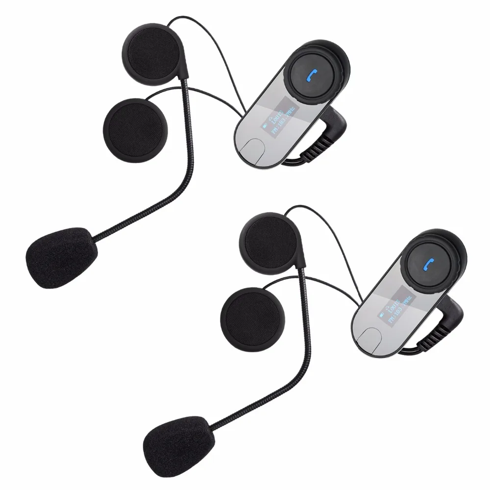 

2018 TCOM-SC Helmet Headset Bluetooth Motorcycle Helmet Intercom Moto BT Interphone Headset FM radio LCD Screen