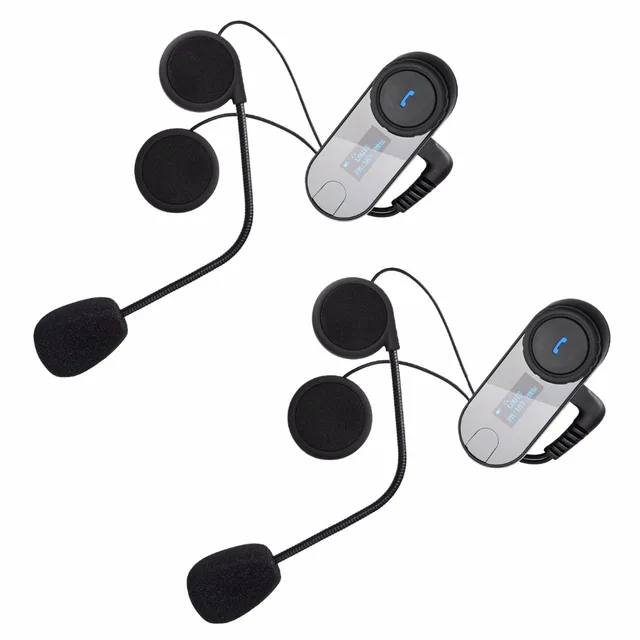 Intercomunicador TCOM-SC con Bluetooth para casco de motocicleta, auriculares para casco de motocicleta, radio FM, pantalla LCD, 2020 Intercomunicador TCOM-SC con Bluetooth para casco de motocicleta, auriculares para casco de motocicleta, radio FM, pantalla LCD, 2020