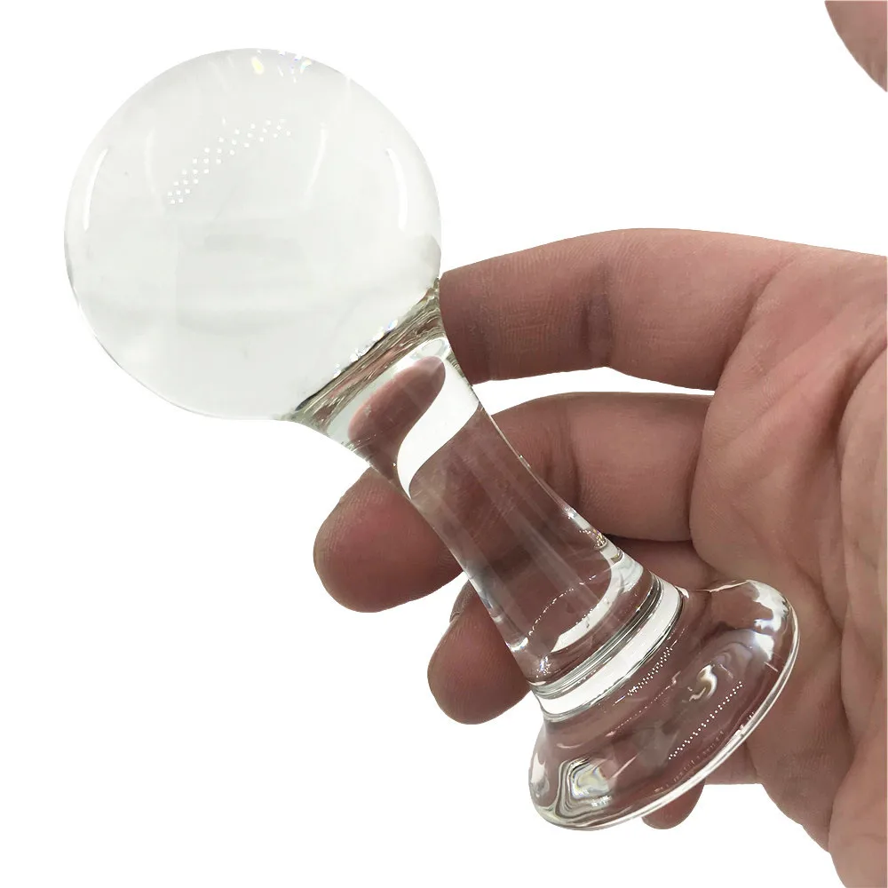 GLASS ANAL PLUG  (6)