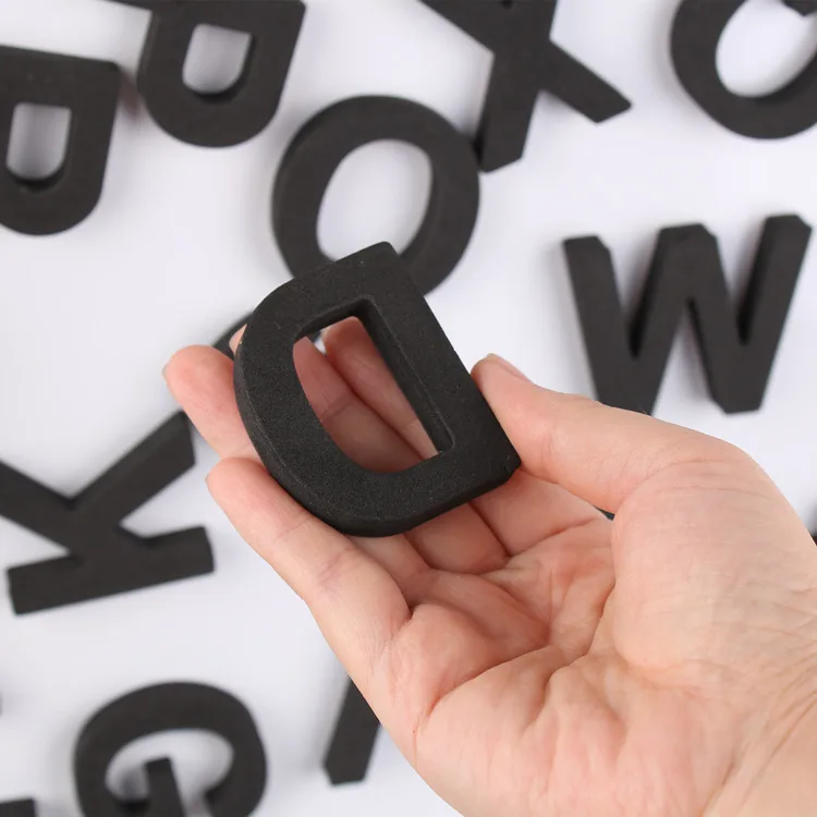 Black Letters Fridge magnets-4