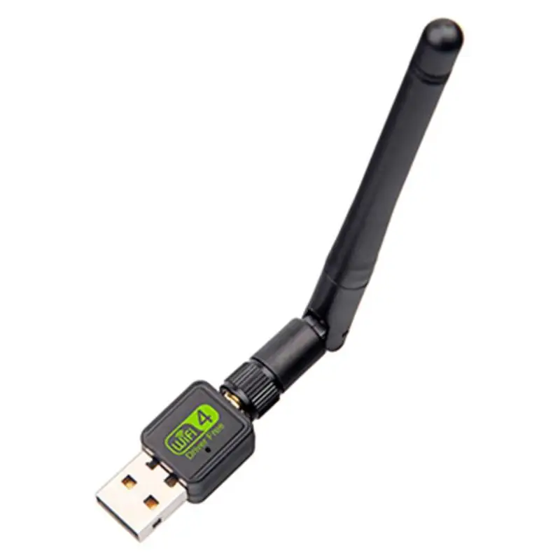 

WD-1506A Wireless USB Network Card Free Driver 150Mbps Wireless USB WiFi Network Adapter LAN Card w/Antenna Networking Props