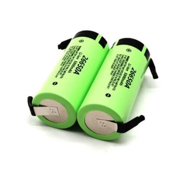 

2019 100% Original 26650 Battery For Panasonic 26650A 3.7V 5000mAh High Capacity 26650 Li-ion Rechargeable Batteries+DIY Nickel