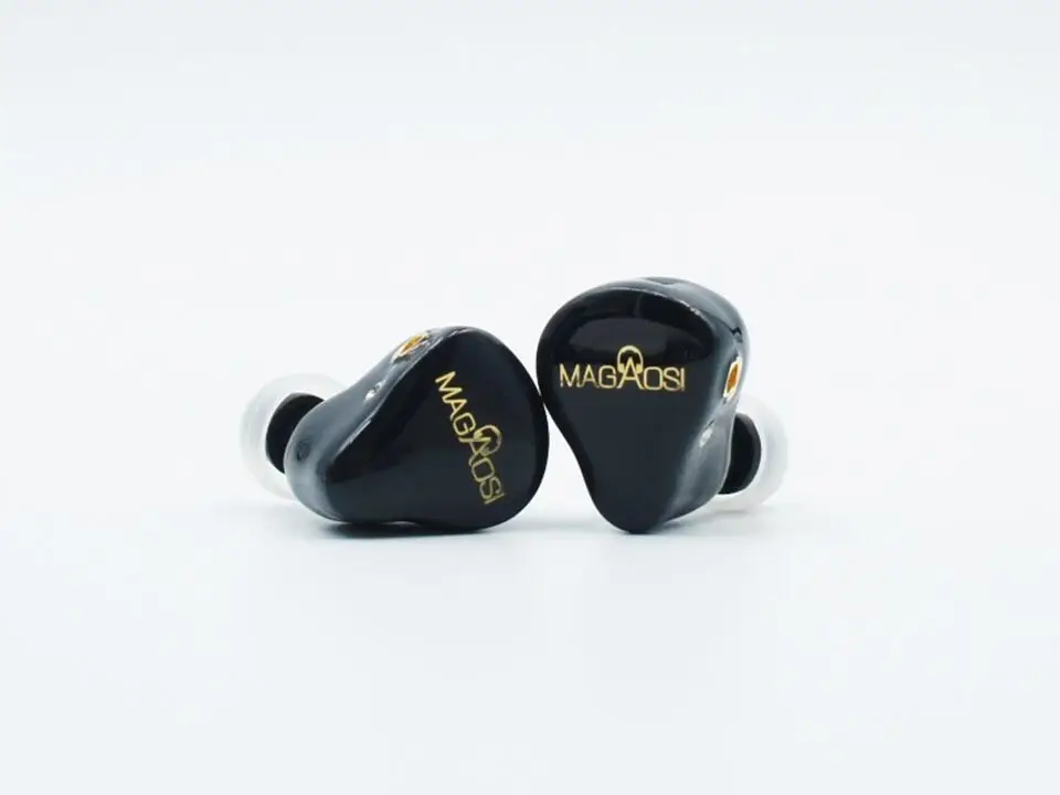 MAGAOSI DQ4 2BA+ 2 динамических драйвера Гибридный MMCX HiFi Audiophile IEM с 4 переключателями - Цвет: Black