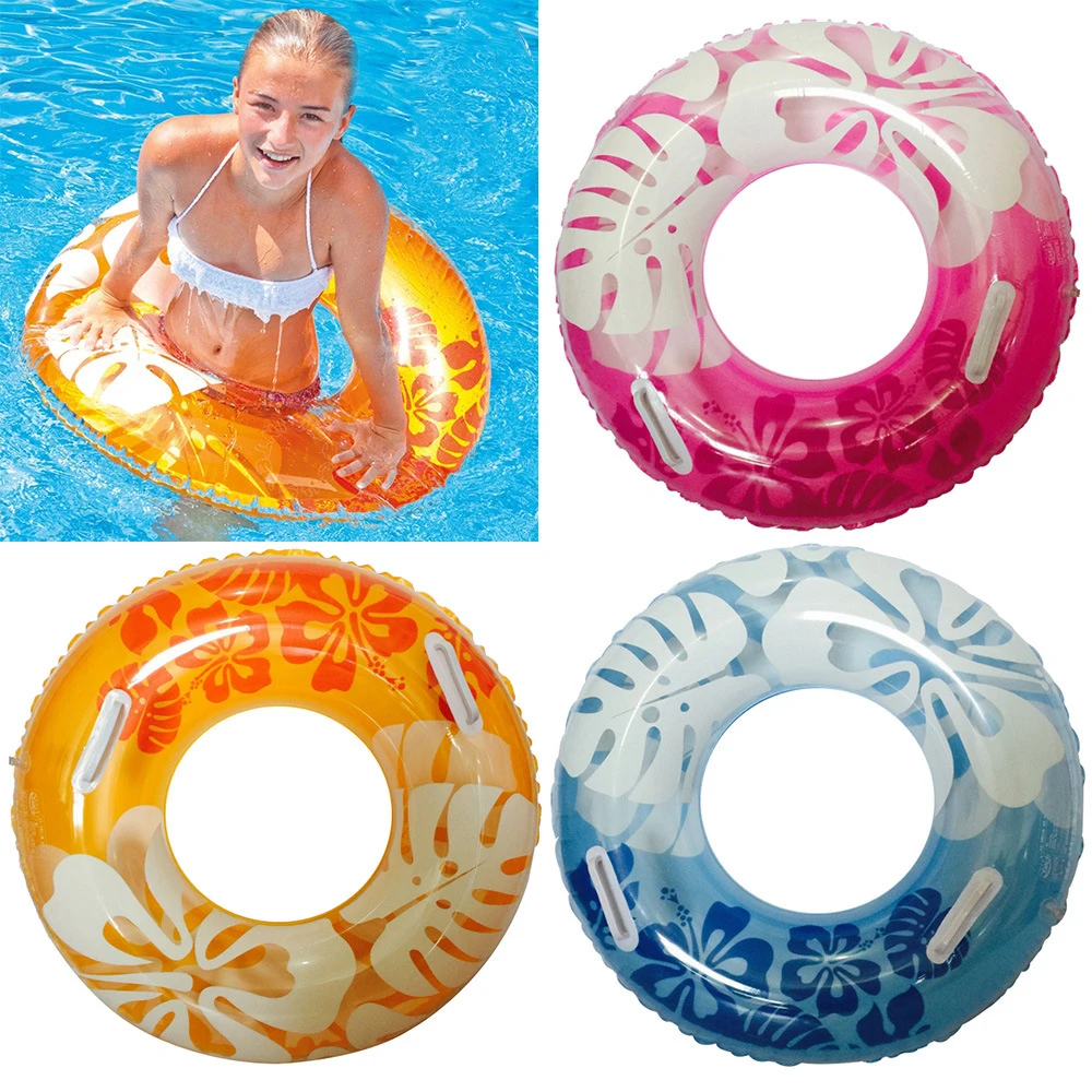 Inflatable Swimming Circle Air Mattress adult Float Seat Boat Tube Ring