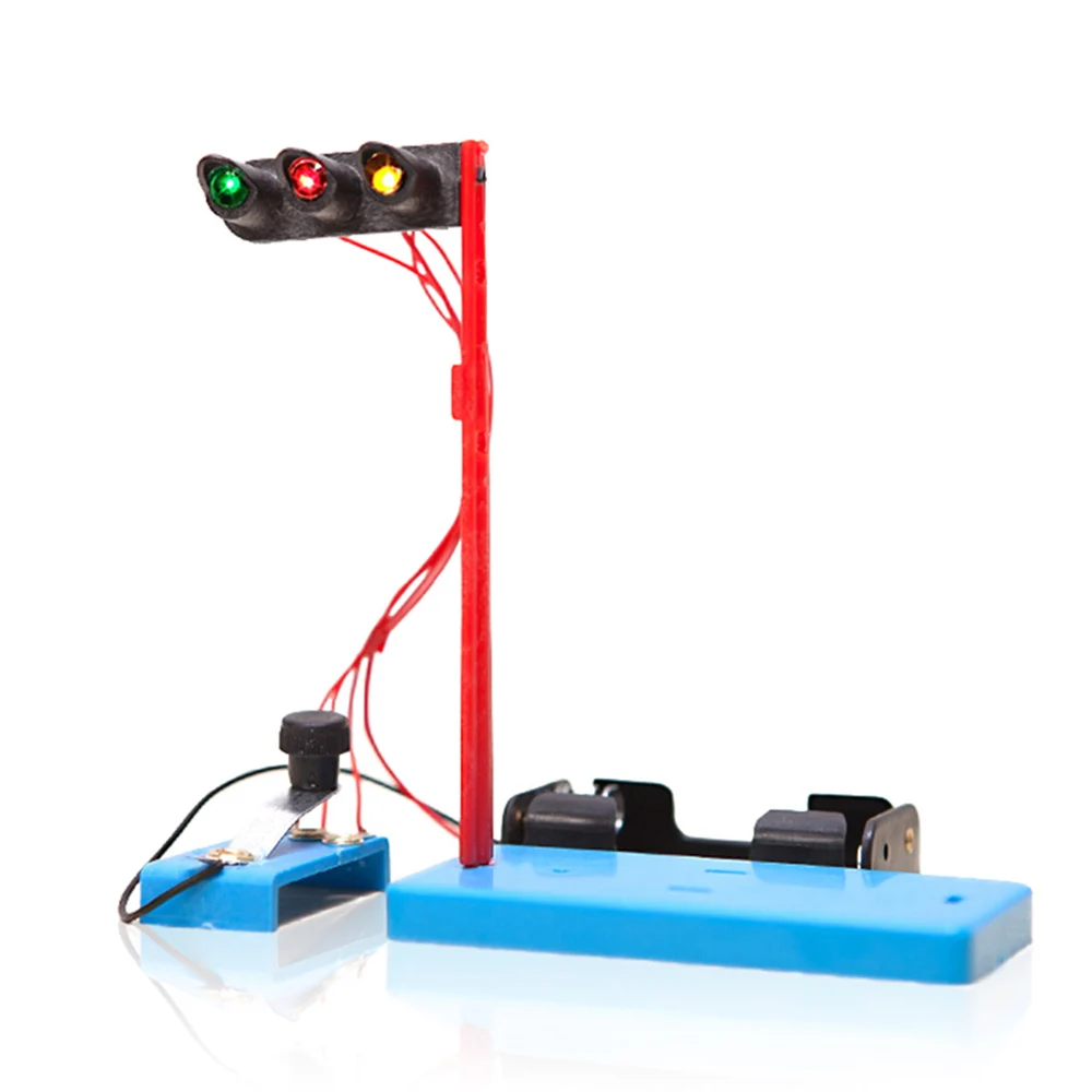 

Early Education Learning Traffic Lights Signal Experiment Children Kid Student DIY Physical Science Technology Creative Training