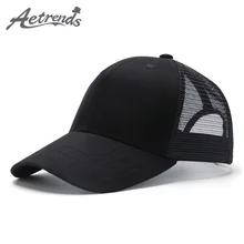 [AETRENDS] Летняя мужская и женская кепка-Дальнобойщик, бейсболка с дышащей сеткой, кепка для спорта на открытом воздухе, кепка s Snapback, кепка Bone gorra hombre Z-9909
