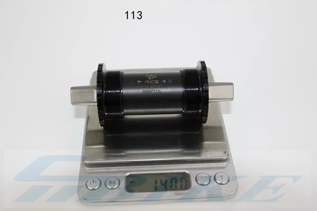 チタン製自転車ボトムブラケット,3色,103/107/110/113/119mm