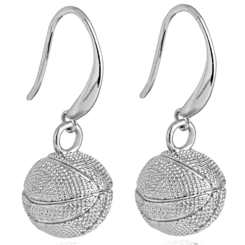 Sport Basketball Earrings Fashion Statement Basketball Dangle Earrings