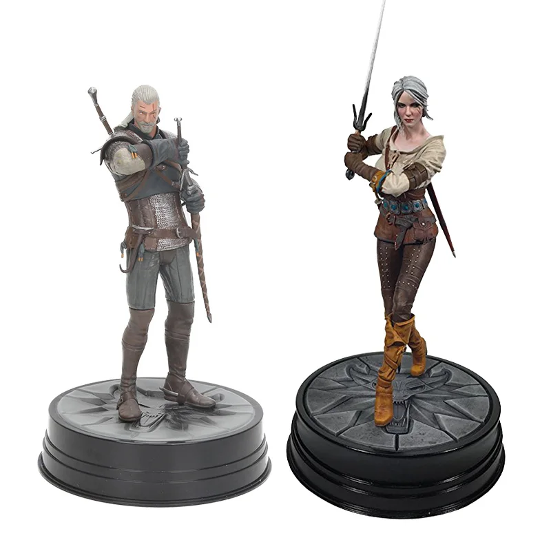 

9-25cm Wild Hunt Geralt Ciri Figure Geralt Of Rivia Grandmaster PVC Figures Action & Toy Collection Toy gifts