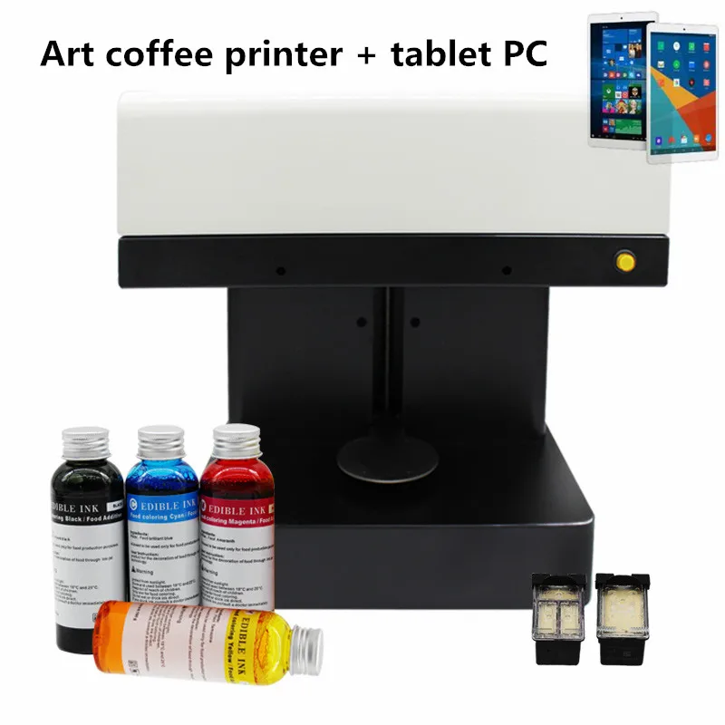 

Coffee Printer 1 cup Automatic Cake Printer Chocolate Selfie Priter coffee Printing machine for Cappuccino Biscuits with Wifi