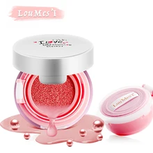 Almofada de ar loumesi blush maquiagem rosto blush com 1 pc de recarga à prova d’ água maquiagem cheek color blush maquiagem natural