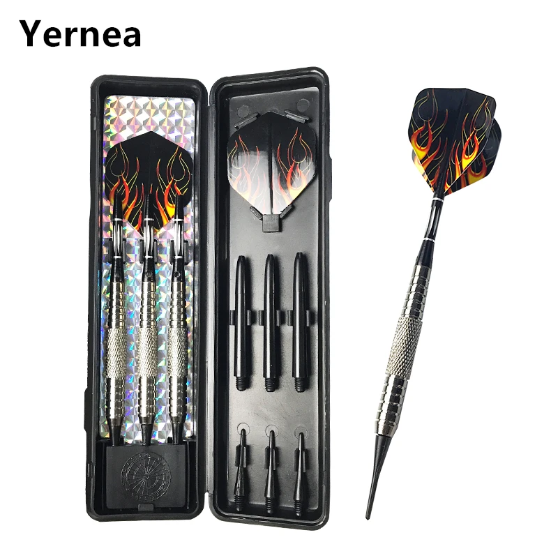 Yernea New 3Pcs/set Electronic Darts Professional Darts18g Indoor Sports Dart  Soft Needle for Sporting Game mini digital torque wrench professional bike car repair adjustable electronic torque wrench