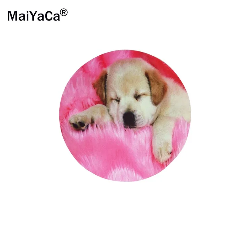 MaiYaCa Doggy On обоев круглый 200*200*2 мм коврик для мыши Коврик компьютера ноутбука