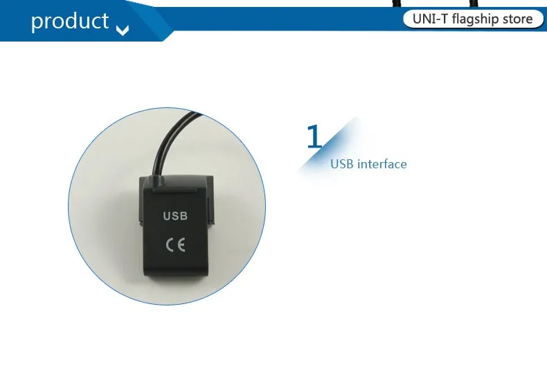 UNI-T UT-D04 USB Соединительный кабель для UT71series UT230 серии односторонняя передача USB интерфейс