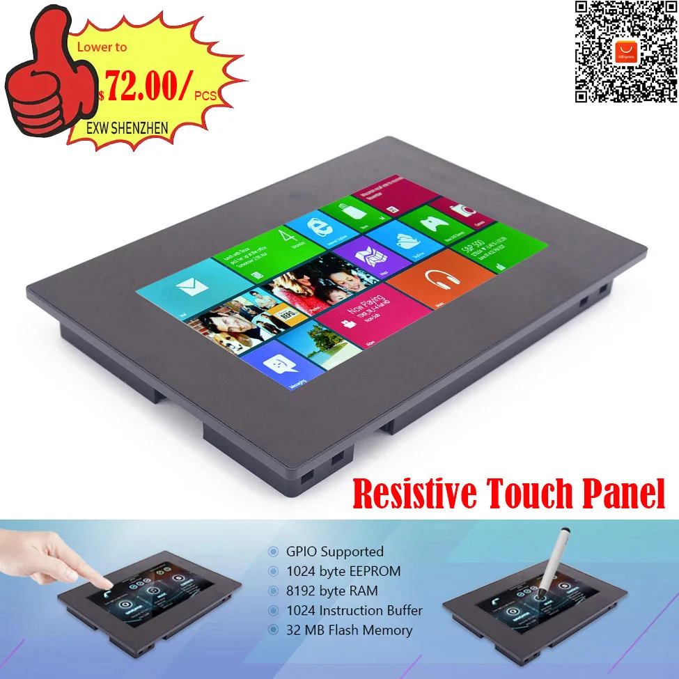7,0 "Nextion Enhanced ичм умных USART UART серийный TFT ЖК-дисплей модуль Дисплей резистивный сенсорный Панель w/корпус 7,0 "Nextion Enhanced ичм умных USART UART серийный TFT ЖК-дисплей модуль Дисплей резистивный сенсорный Панель w/корпус