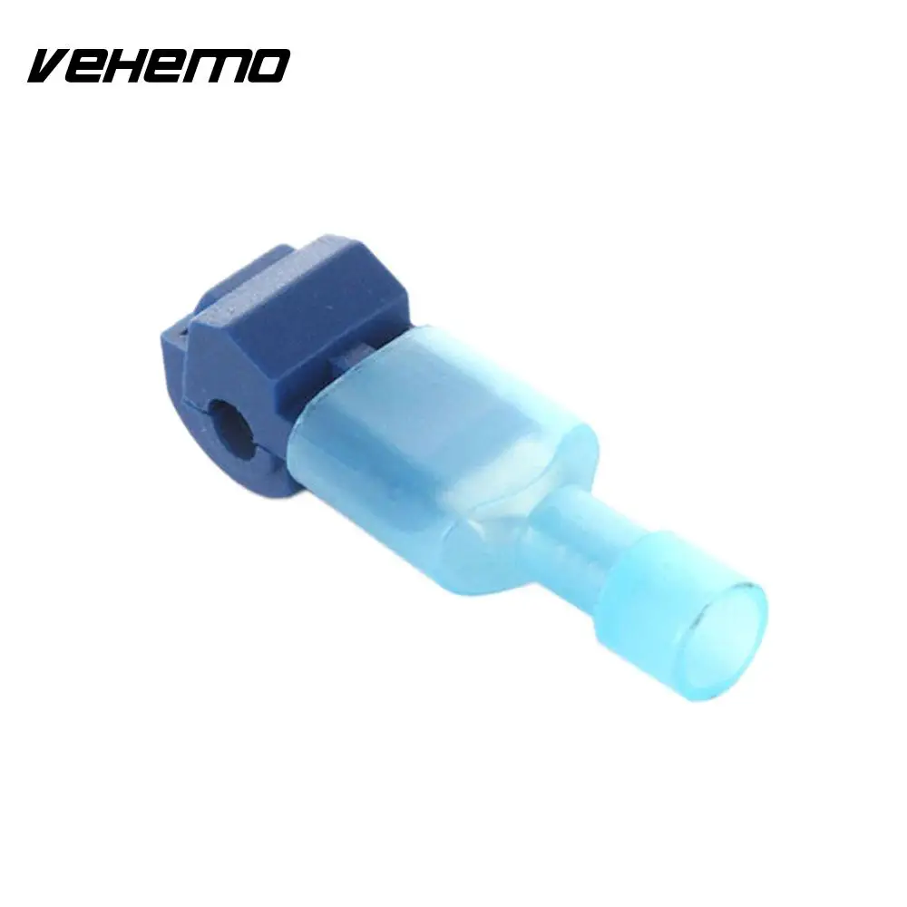 

Vehemo Cable Connector Wire Connector 50PCS Blue Crimp Premium Terminal Replacement Tap