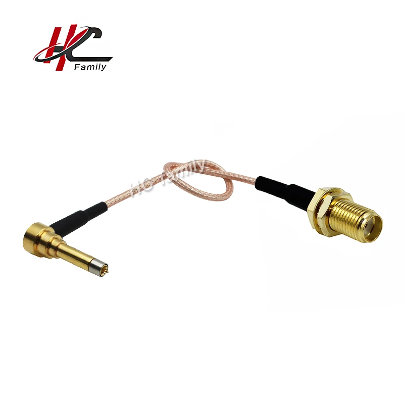 

1pc SMA jack female to MS-156 MS156 plug male test probe Extension Pigtail Cable RG316