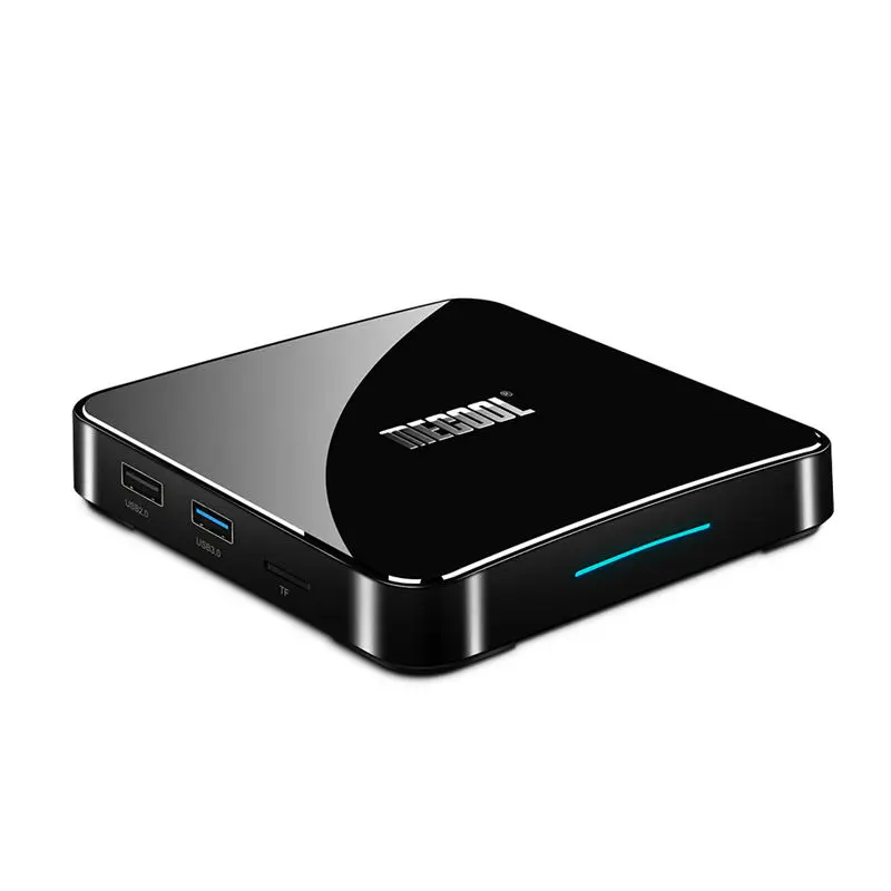 

FFYY-Mecool Km3 Android 9.0 Tv Box Amlogic S905X2 Quad Core 4G Ddr4 64G Rom 2.4G/5G Wifi Bluetooth 4K Atv Smart Set Top Box Vo