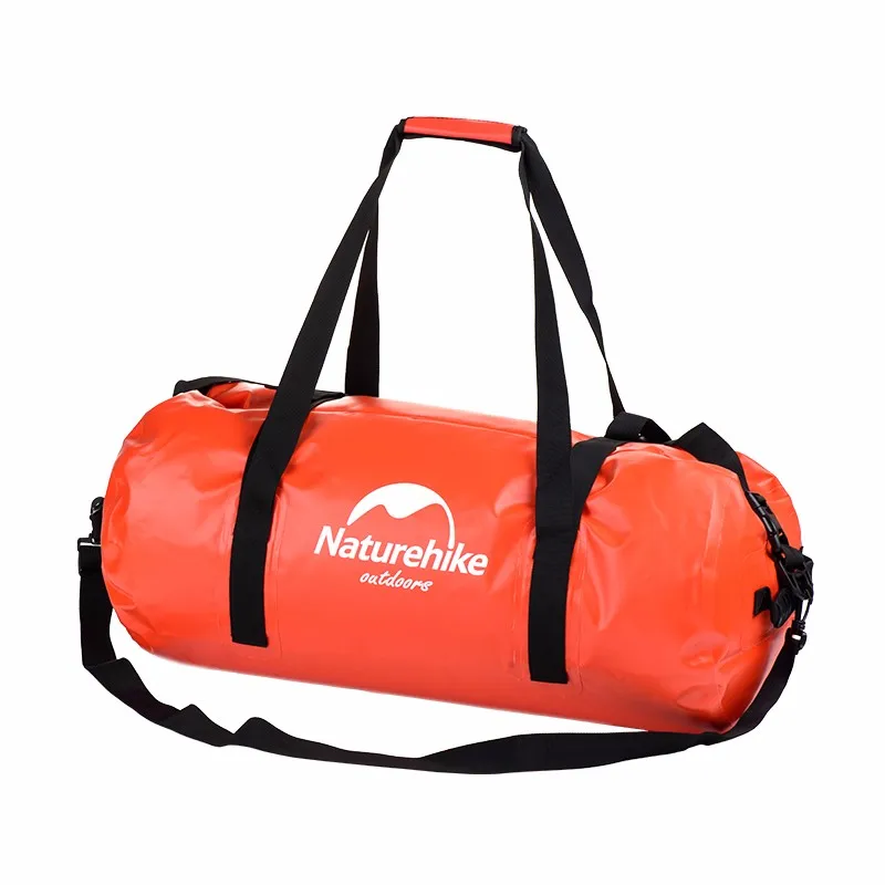 Naturehike Большая вместительная водонепроницаемая сумка, толстая 500D большая сумка для путешествий, дождя, плавания, велосипеда, автомобиля, лодок, сухая сумка, походный рюкзак