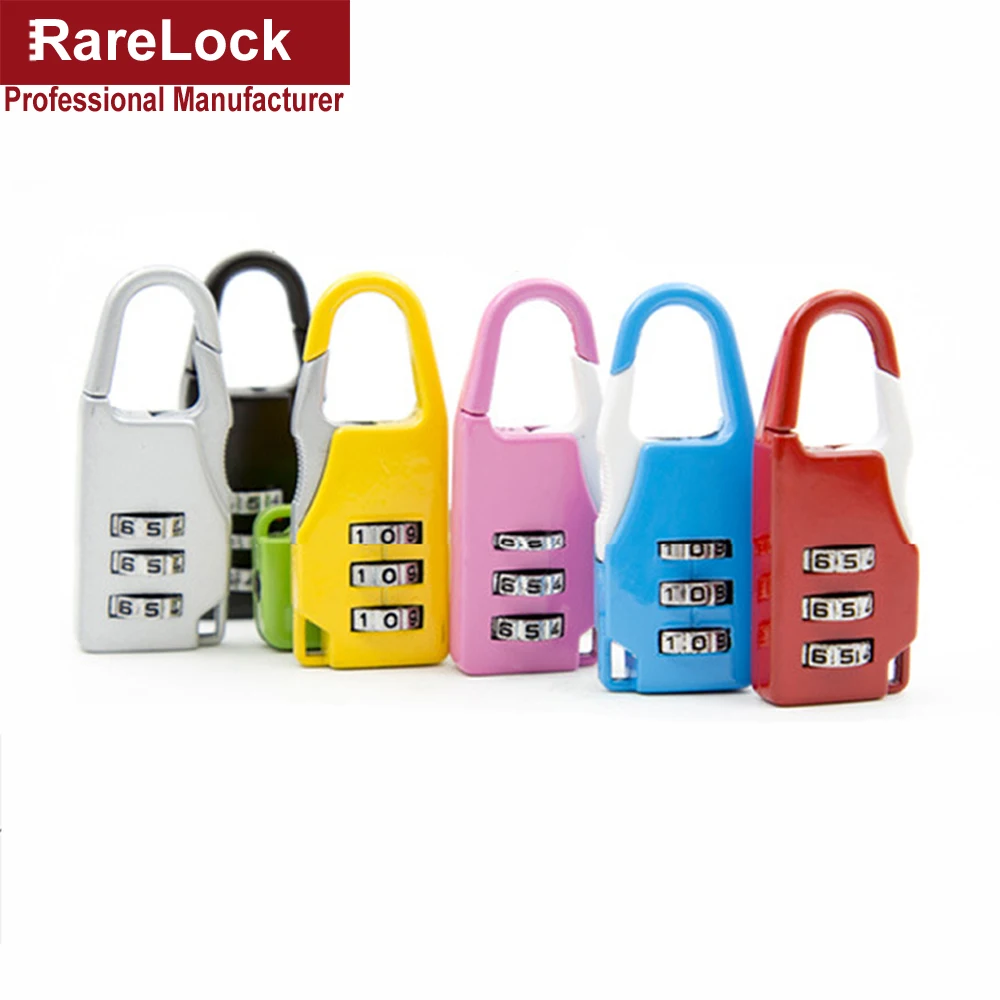 Rarelock 3 Group Code Number Combination Safe Locks Padlock Luggage
